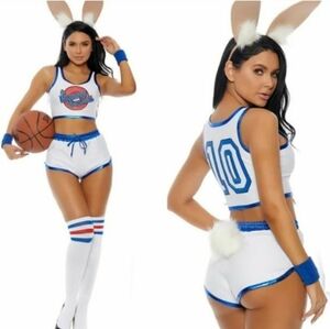 Forplay Bunny Squad Baller Costume Lola Bunny Basketball S/M Space Jam